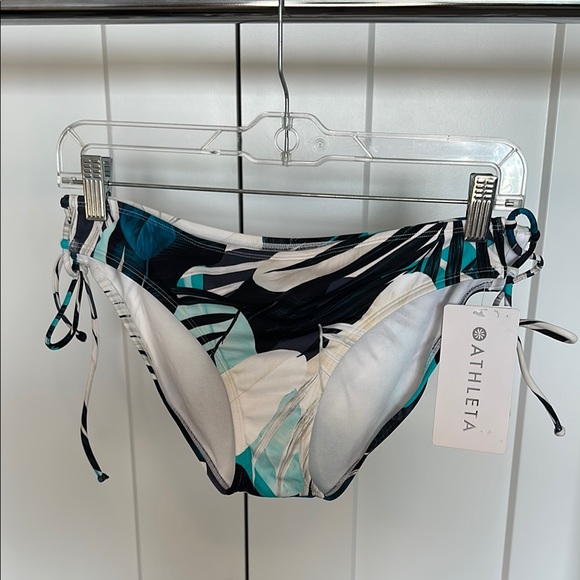 Athleta Other - Athleta Tahitian Tropical Side Lace Bikini Bottom